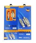 Cabo USB-Lightning 120W: Carregamento Super Rápido e Cotovelo