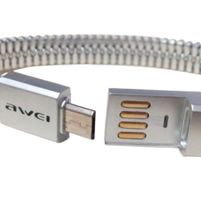 Pulseira USB Carregador (APENAS 3 NO ESTOQUE)