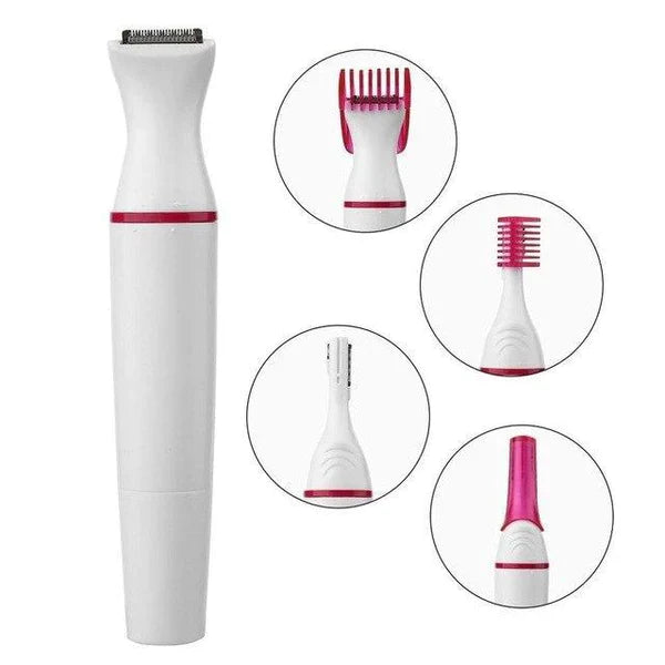 Depilador 5 em 1: Facial, Corporal, Nariz e Mais